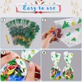 thumbnail image 3 of 100 Bolsas de Dulces de Navidad (Árbol de Navidad), Bolsas de Galletas, Bolsas de Dulces de Celofán de Navidad, Bolsas de Dulces de Celofán Transparente, Bolsas de Regalo de Navidad, 3 of 5