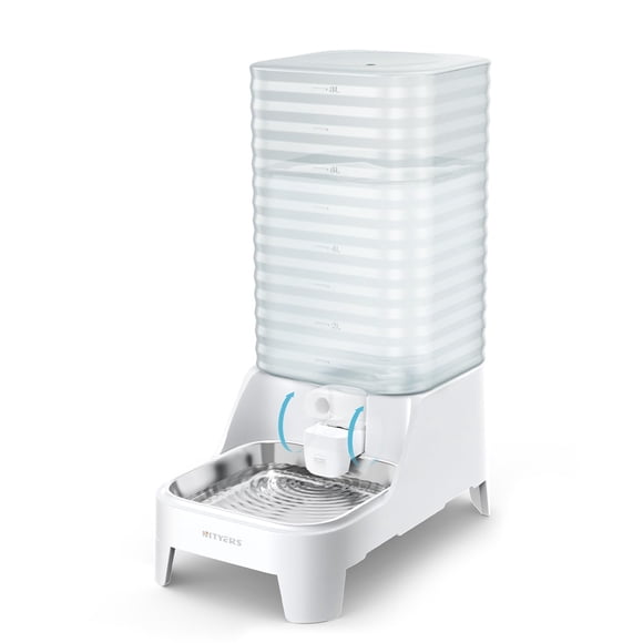 Dispensador de agua para perros Nityers 8 L de acero inoxidable, libre de BPA