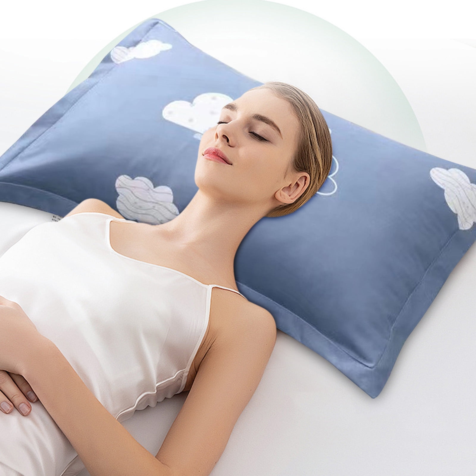 Ultra Flat Pillows for Sleeping Thin, 7D High Support 2.5 inch Height Ultra Thin Pillows,Slim Bed Pillows for Stomach Sleeper,Standard Size -18x26 in