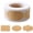 Brown, variant on 300 Pcs Gift Tags Stickers Name Labels Stickers, 2×3 Inch Self-Adhesive Handmade Bottle Jar Labels for Presents Decoration Jars Craft