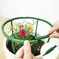 thumbnail image 3 of Visland Plastic Half Round Plant Support Stakes Stackable Easy Assembly for Tomato Climbing Plants, 3 of 8