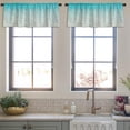 thumbnail image 3 of LALILO Kitchen Curtain Valance Tropical Beach Water Beach Rod Pocket Window Curtain 52"x 18" Set of 2, 3 of 5