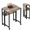 Gray, variant on Ktaxon Wood Folding Computer Desk Office Black Laptop PC Work Table Home Drawer & Keyboard Tray, White