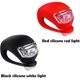 thumbnail image 3 of Juego de luces LED para bicicleta delanteras y traseras de silicona: faro y luz trasera para bicicleta, carretera y seguridad impermeables, luz para bicicleta de montaña, baterías incluidas, paquete de 4 (2 piezas de luz blanca y 2 piezas de luz roja) Sailing Electrónica, 3 of 5