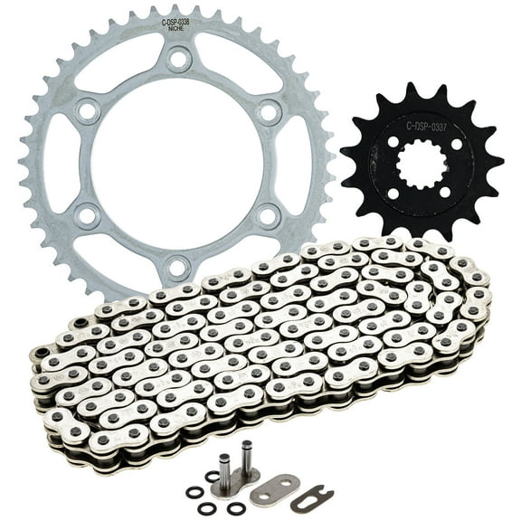 Niche Sprocket Chain Set for Honda XR650L 15/45 Tooth 520 O-Ring Front Rear Kit MK1013196