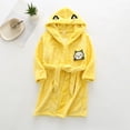 thumbnail image 2 of Dagaeig Girls Soft Fabric Robes Plush Hooded Bathrobes Sleepwear for Kids 2-16 Years Warm Fall Winter Toddler Pajamas 11-12 Years, 2 of 5