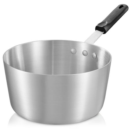 

Aluminum Sauce Pans with Silicone Handles NSF Certified Professional Cookware