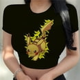thumbnail image 1 of Camiseta Kawaii Y2k para mujer, Top de Anime, camiseta Sexy de Pokémon, moda Harajuku, ropa de Pikachu, Tops cortos de Pikachu qym unisex, 1 of 2
