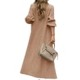 thumbnail image 5 of Spring Fall Women Long Sleeve Button Down Casual Long Knit Cardigan, 5 of 6