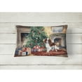thumbnail image 3 of Carolines Treasures DAC1319PW1216 16 x 12 in. Unisex Cavalier Spaniel Christmas Fabric Decorative Pillow, 3 of 4