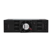 ICY DOCK Full Metal 6 x 2.5 SATA HDD & SSD HotSwap Backplane Cage Mobile Rack for 5.25 Drive Bay - ToughArmor MB996SP-6SB