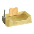 thumbnail image 3 of DOLITY Dog Toilet for Small Dogs Puppy Potty Tray Pet Accessories Pet Litter Pan Indoor yellow, 3 of 8