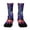 385#Purple, variant on Unisex Halloween Printed Mid Calf Socks Elastic Ribbed Cuff 1 Pair Daily Socks
