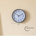 thumbnail image 2 of Reloj Clockswise negro analógico silencioso de 20 cm, 2 of 8