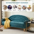 thumbnail image 5 of Upholstered Vibrant Rainbow Design, Premium Loveseat, Three-Seater Sofa, and Armchair for Stylish Living Space, 5 of 10