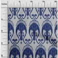 thumbnail image 1 of oneOone Viscose Chiffon Fabric Swirl Ikat Printed Fabric 1 Yard 42 Inch Wide, 1 of 4