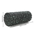 thumbnail image 3 of 12.99-Inch High-Density Textured EVA Foam Roller for Self-Massage, Stretching, Yoga, Pilates and Post-Workout Routines, Green, 3 of 7