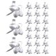 thumbnail image 1 of 50Pcs Clear Star Shape Push Pins for Cork Board Cute Thumb Tacks for Wall Hanging Decorative Pushpins for Bulletin Board Ideal for Home Office Use, 1 of 3