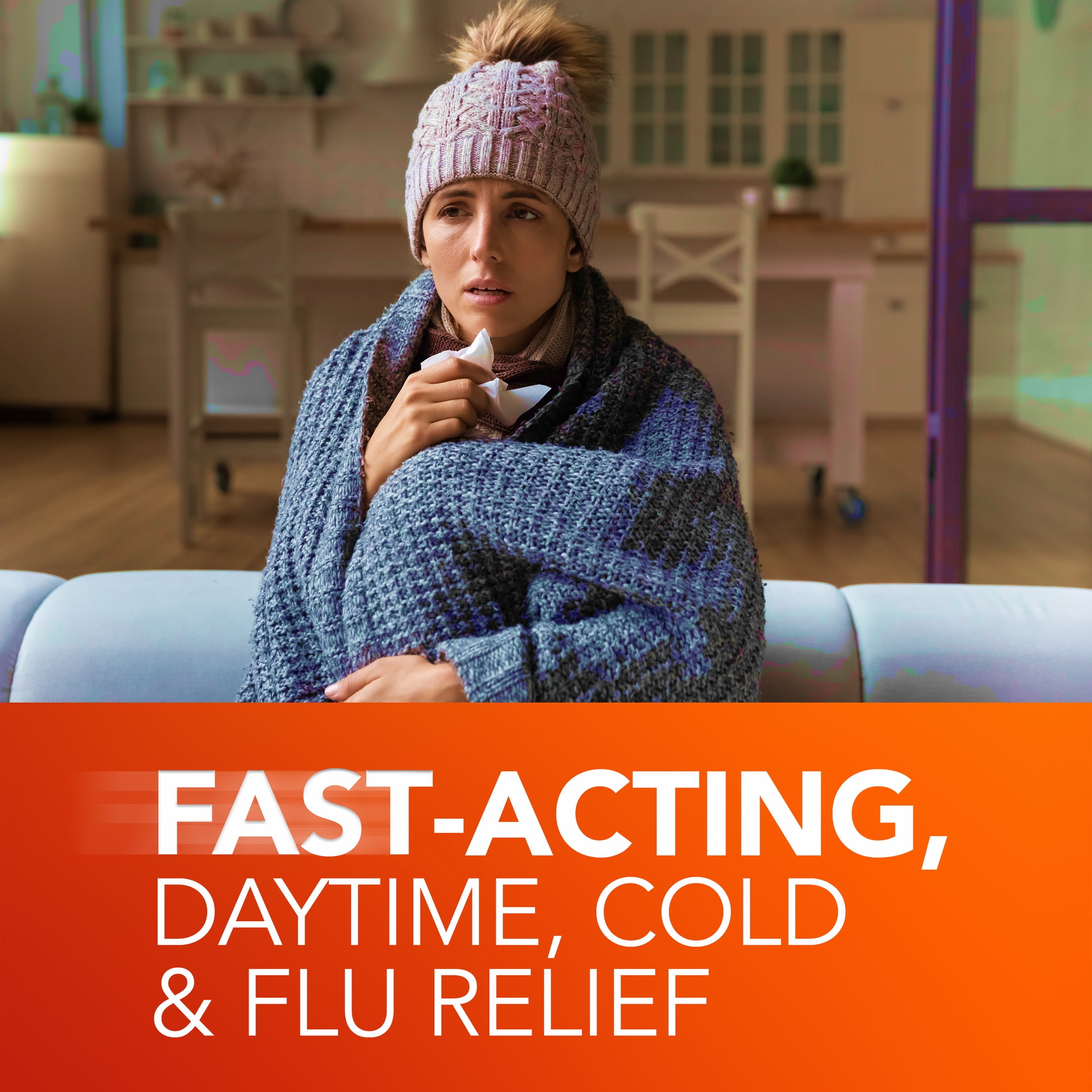 Vicks DayQuil SEVERE Cold & Flu Liquid, Cold and Flu Medicine for Adults, Honey, 12 fl oz