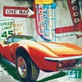 thumbnail image 2 of Foster, Ray 20x20 Gold Ornate Wood Framed with Double Matting Museum Art Print Titled - Going West, 2 of 4