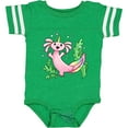 thumbnail image 3 of Inktastic Axolotl Unicorn with Rainbow Tail, Bubbles and Seaweed. Boys or Girls Baby Bodysuit, 3 of 5