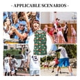 thumbnail image 6 of Honeii Cartoon Turkey print basktball shirt for men and women, Unisex basketball jersey for Theme party-Medium, 6 of 6