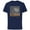 Navy, variant on Star Wars Mando & Grogu Christmas Merry Force Be With You - Short Sleeve Cotton T-Shirt for Adults - Customized-Black