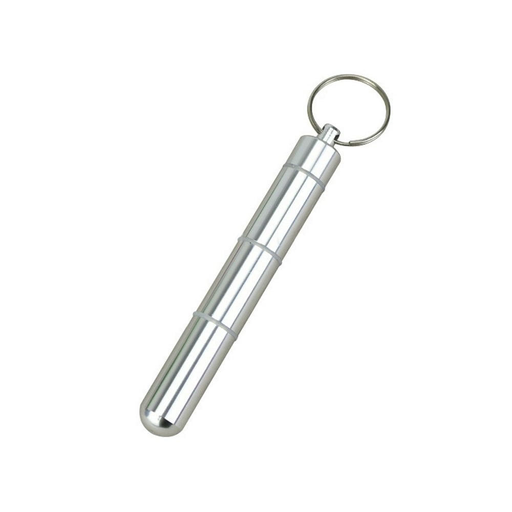 Étui de Cigarette en Alliage d'Aluminium, Bouteille de Pilules, Cartouche Imperméable, Porte-Clés