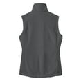 thumbnail image 6 of Womens Super Soft Value Polyester Fleece Vest Iron Grey Medium, 6 of 6
