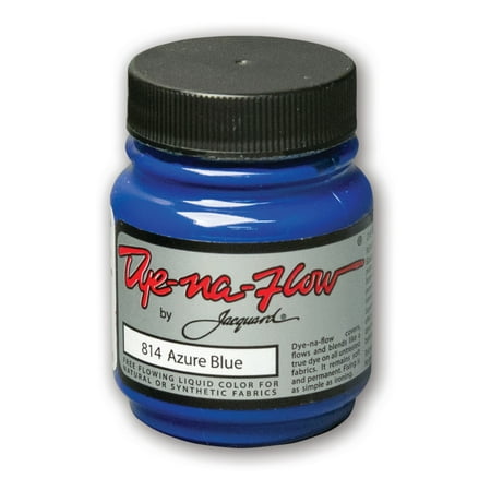 Jacquard Dye-Na-Flow Color, 2.25 oz., Azure Blue (Best Emerald Green Paint Colors)