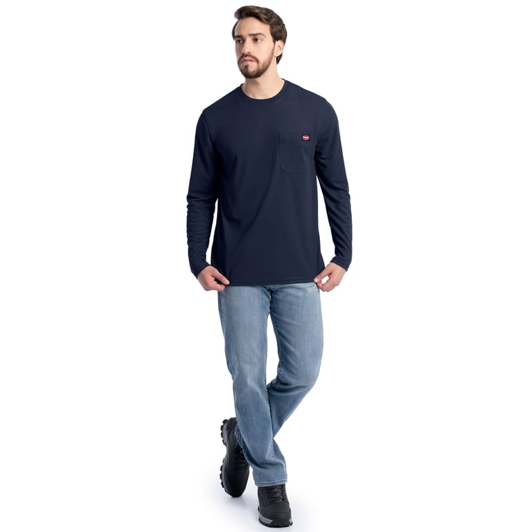 Wrangler Workwear Men's Long Sleeve Performance Pocket Shirt photo 6