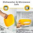 thumbnail image 6 of Re-Play Toddler Plates - 7 inch Deep-Walled Flat Kids Plates - Dishwasher & Microwave Safe - Made in the USA - Set of 4 - Sunwave, 6 of 11