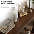 thumbnail image 5 of 59" Farmhouse Console Table, Walnut Sofa Table with Storage Shelf, Rustic Entryway Table Behind Couch Accent Table for Living Room, Bedroom & Office, 5 of 10