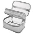 thumbnail image 6 of 1 Pcs Travel Makeup Bag Makeup Brush Holder Makeup Organizer Bag Waterproof Polyester Gray, 6 of 7
