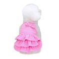 thumbnail image 2 of CSChome Robe pour Chien Douce Confortable Respirante Ourlet Superposé Nœud Papillon Usage Quotidien Chiot, 2 of 6