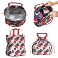 thumbnail image 2 of Pioneer Flower Floral Print Pattern Drawstring Lunch Bag Women - Drawstring Lunch Bag Insulated for Work Office - Stain-Resistant Large Lunchbags for Women with Multi-Pockets, 2 of 6