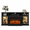 Black, variant on 65" Black TV Stand with 30" 3-Sided Electric Fireplace for 43"-75" TVs