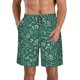 thumbnail image 1 of Fotbe Green Christmas Trajes de Baño Estampados para Hombre, Shorts de Verano de Secado Rápido, Ropa de Playa, Bañadores-Small, 1 of 6