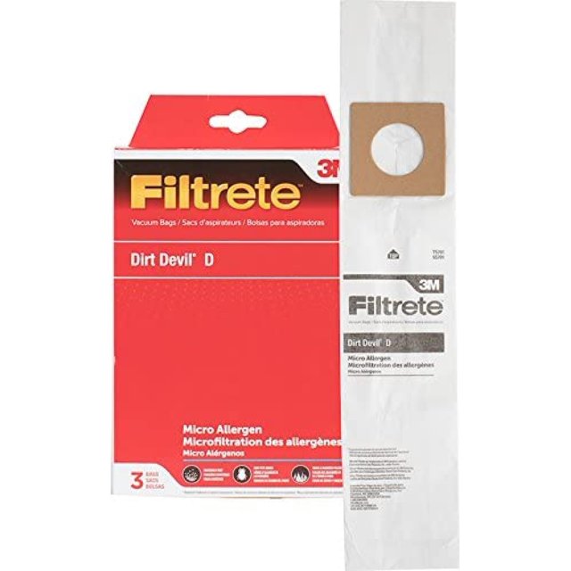 Codllyne Filtrete Dirt Devil Type D Vacuum Cleaner Bag
