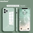 thumbnail image 2 of Funda de vidrio templado de silicona líquida Original para iPhone 14 13 12 Mini 11 Pro X XS Max XR SE 7 8 Plus funda protectora dura Tan Jianjun unisex, 2 of 2