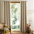thumbnail image 3 of SAFAVIEH Nealonia Grommet Curtain Panel, 52" x 84", Ivory, 3 of 5