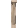 thumbnail image 2 of Ekena Millwork 3 1/2"W x 20"D x 20"H Traditional Block Smooth Bracket w/ Offset Brace, Douglas Fir, 2 of 25