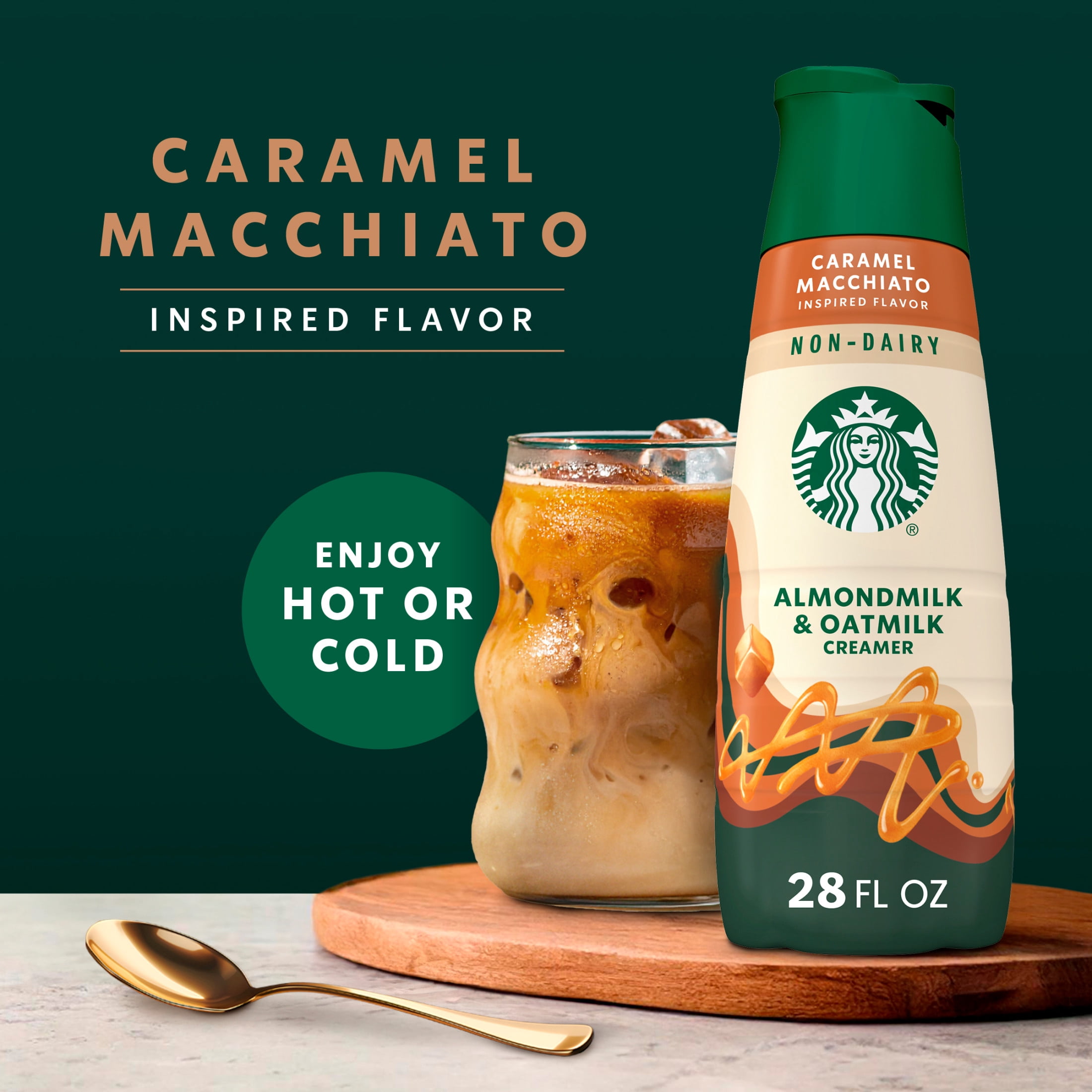 Starbucks Caramel Macchiato Non-Dairy Creamer, 28 fl. oz. Bottle 28 fl oz