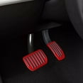 thumbnail image 6 of Nishiyuenyi Automotive Brake Pedal Covers Aluminum Alloy Car Foot Pedal Pads Red, 6 of 9
