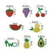 thumbnail image 5 of Paquete de 12 piezas en 1 con diseño de cerezas, para tartas de fiesta, con purpurina, para decoración de tartas, ideal para fiestas., 5 of 8