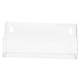 thumbnail image 6 of UPGRATOR Suction Cup Storage Holder Transparent Acrylic Drink Organizer 1Pack 8.7X3.9X2.4In, 6 of 7