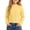 Yellow -AR18, variant on Resicozy Girls Long Sleeve Shirts Turtleneck Casual Base Slim Fit Fall Shirt for Kids, Soft Winter Tops for School Outdoor Daily Wear 2-13 Years Dark Green 160