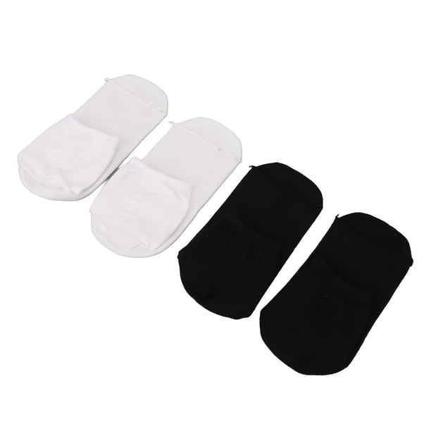 Calcetines Térmicos De Calefacción, Calcetines De Autocalentamiento De Algodón Suave Con Estampado De Puntos Calientes Suela Aislante Masaje Transpirable 4 Pares Para Pesca ANGGREK No