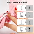 thumbnail image 2 of Brocas para uñas y bandas de lijado, 100 unidades, para taladro de uñas Makartt, 2 of 9