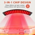 thumbnail image 4 of Lámpara de terapia de luz roja Viconor para rostro y cuerpo 660 nm y 850 nm, 4 of 7